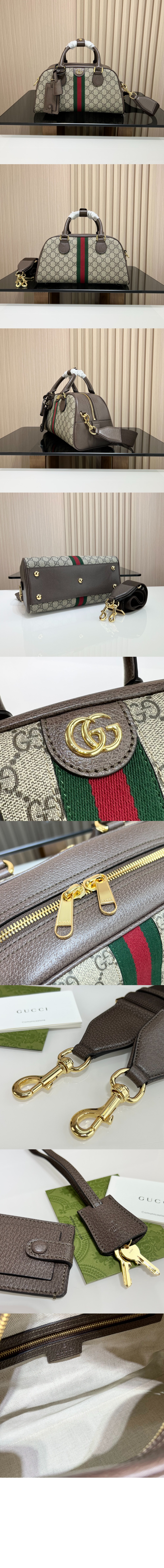 오피디아 미듐 GG 탑핸들백 724575 > Ophidia - 오피디아