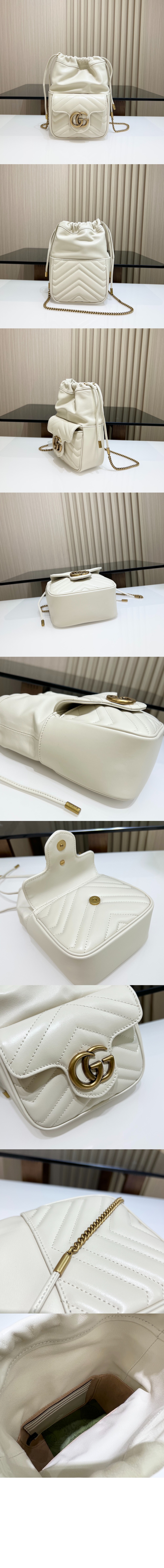 GG 마몽 미니 버킷백 746433 > GG Marmont - GG 마몽