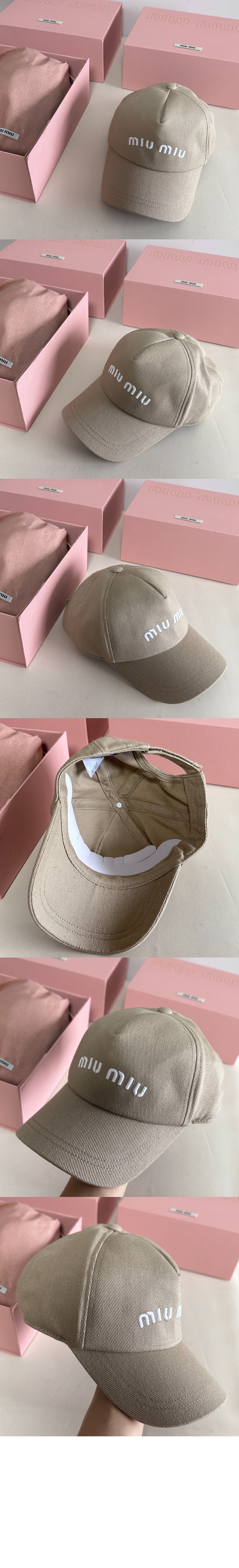 드릴 베이스볼 캡 5HC179 > 미우미우