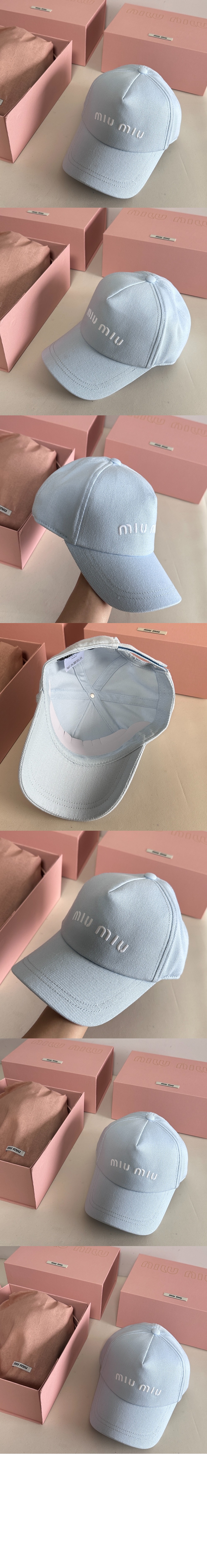 드릴 베이스볼 캡 5HC179 > 미우미우