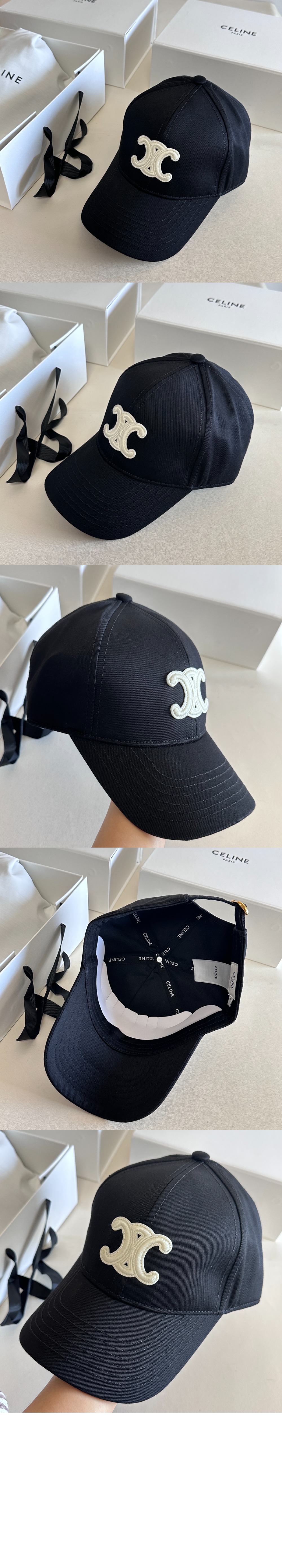 트리옹프 베이스볼 캡 - 코튼 2AUT69 > 셀린느