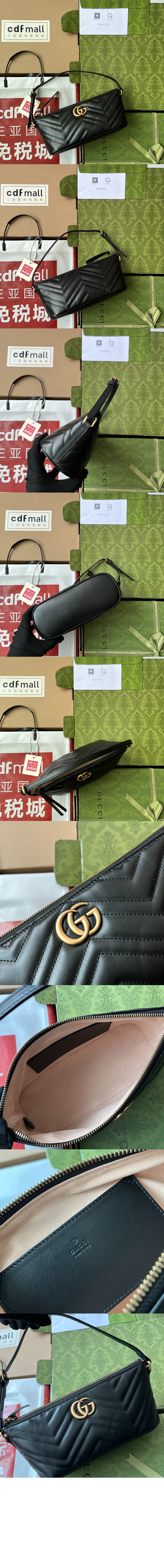 GG 마몽 마틀라세 숄더백 739166 > GG Marmont - GG 마몽