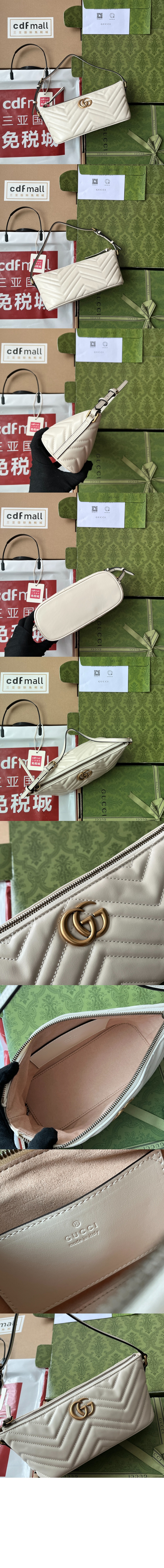 GG 마몽 마틀라세 숄더백 739166 > GG Marmont - GG 마몽