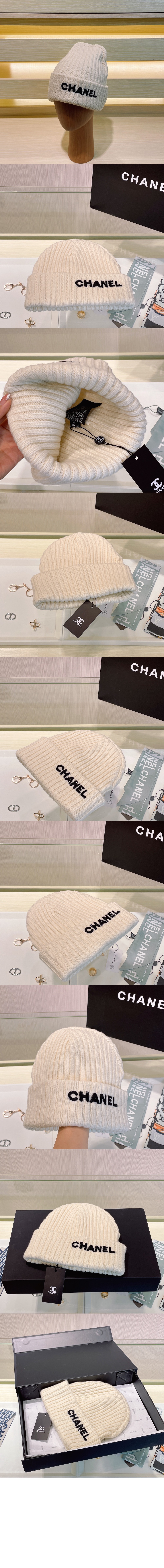 로고 비니 AA8162 > 샤넬