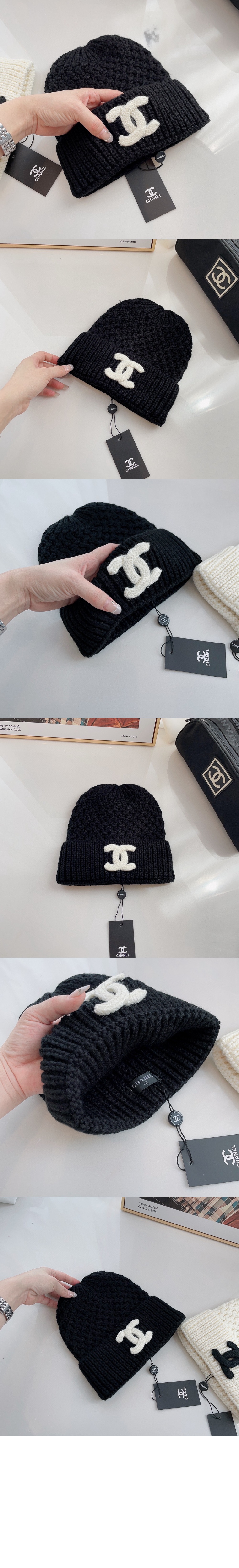 로고 비니 AA3541 > 샤넬