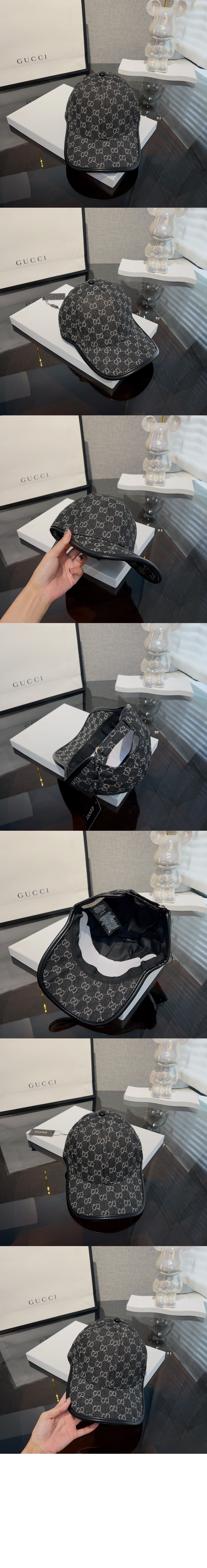 GG 데님 베이스볼 캡 656206 > 구찌