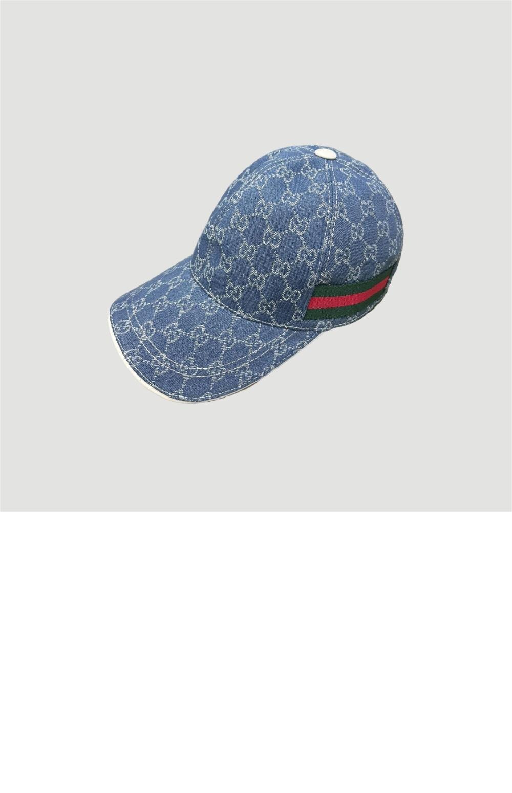 GG 데님 베이스볼 캡 200035 > 구찌