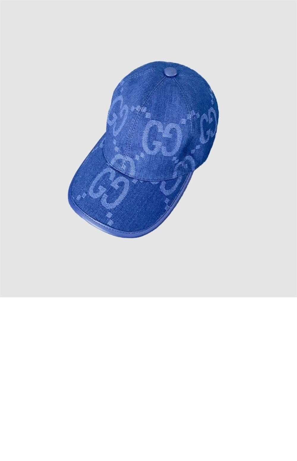 GG 데님 베이스볼 캡 656206 > 구찌