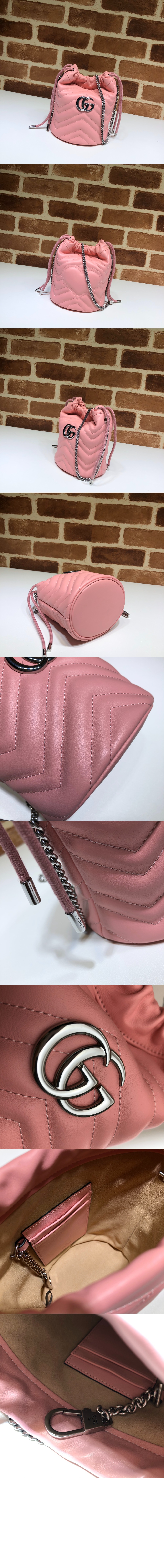 마몽 미니 버킷백 575163 > GG Marmont - GG 마몽