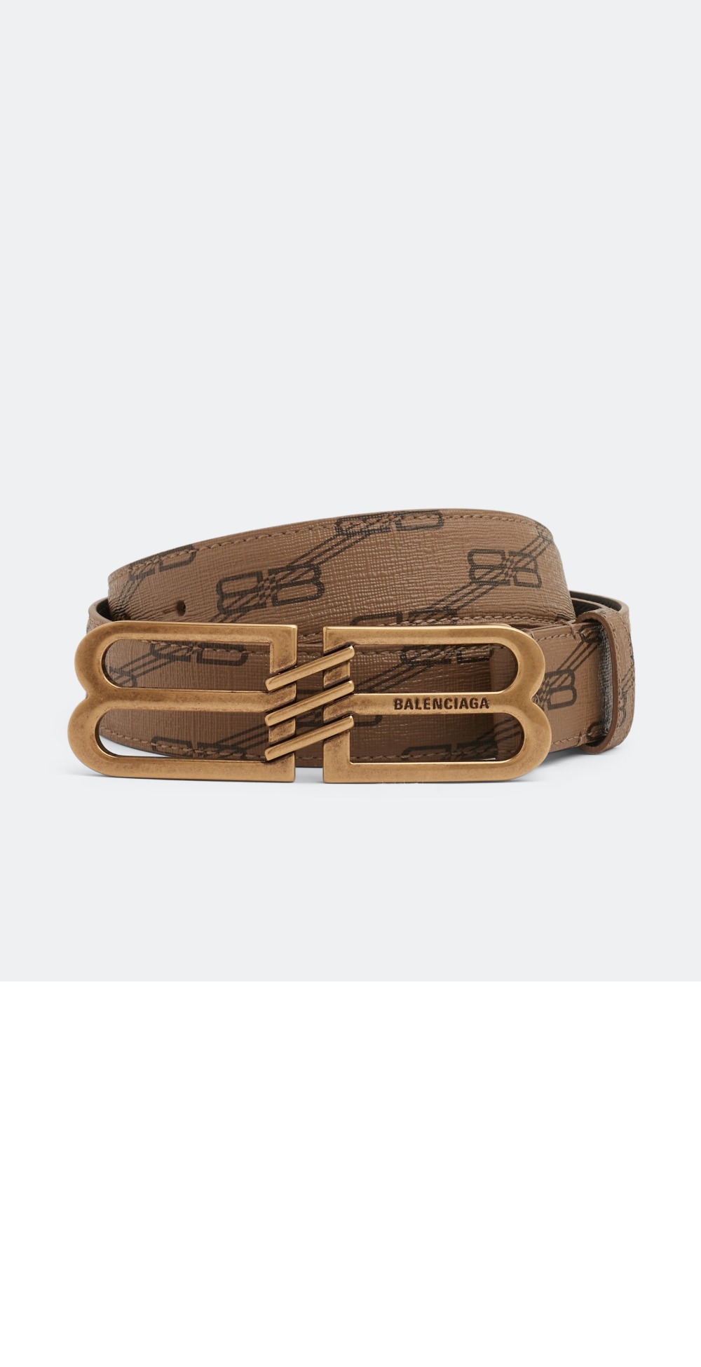 BB 시그니처 코팅 캔버스 벨트 703098 > 발렌시아가