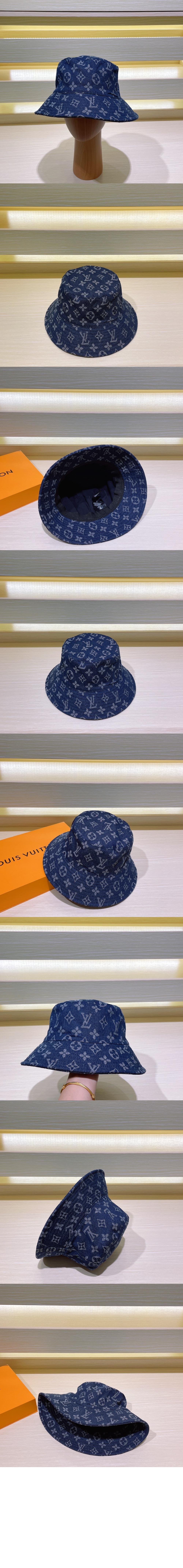 모노그램 자카드 데님 버킷햇 M78774 > 루이비통