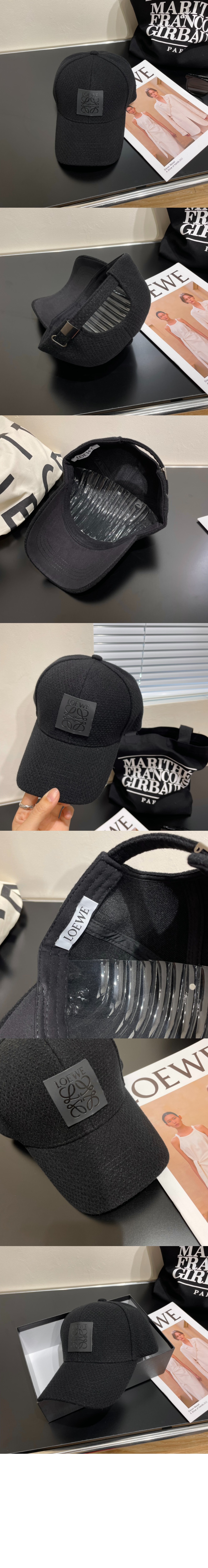 캔버스 패치 베이스볼 캡 > 로에베