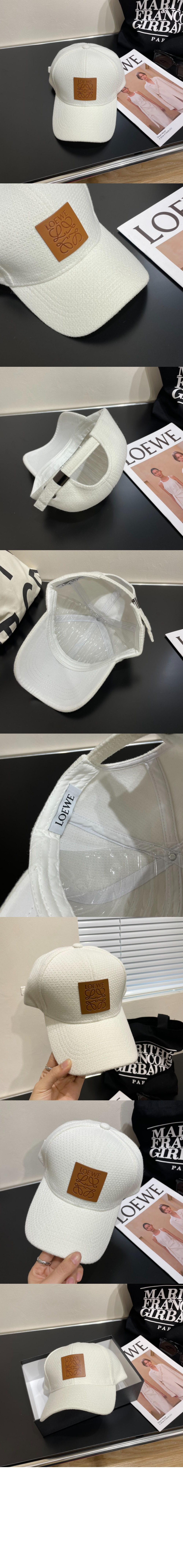 캔버스 패치 베이스볼 캡 > 로에베