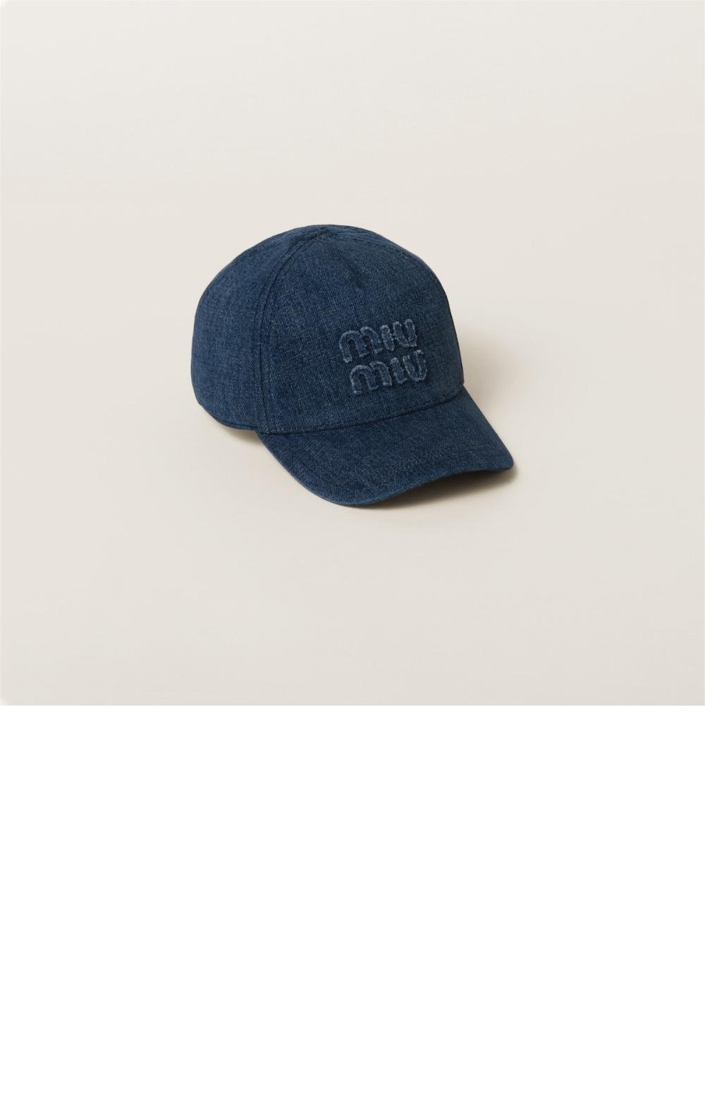 데님 베이스볼 캡 5HC179 > 미우미우