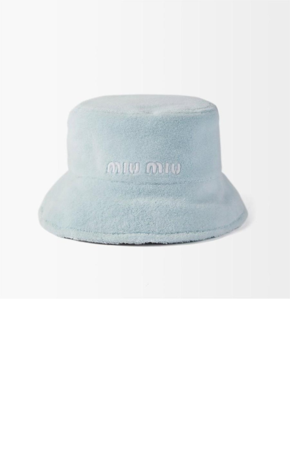 로고 자수 버킷햇 5HC178 > 미우미우