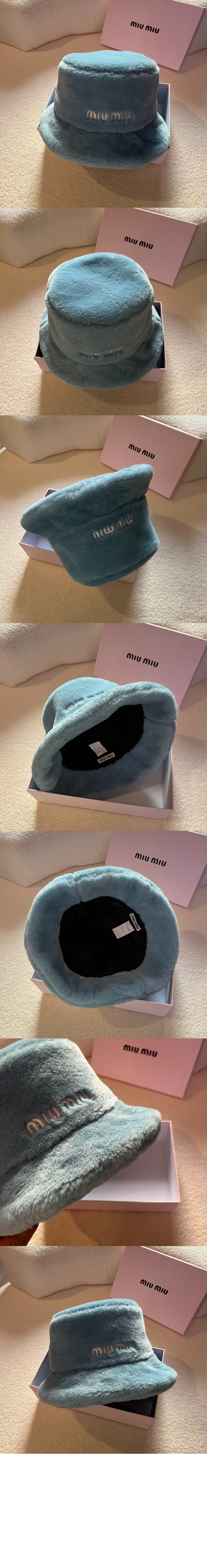 로고 자수 버킷햇 5HC178 > 미우미우