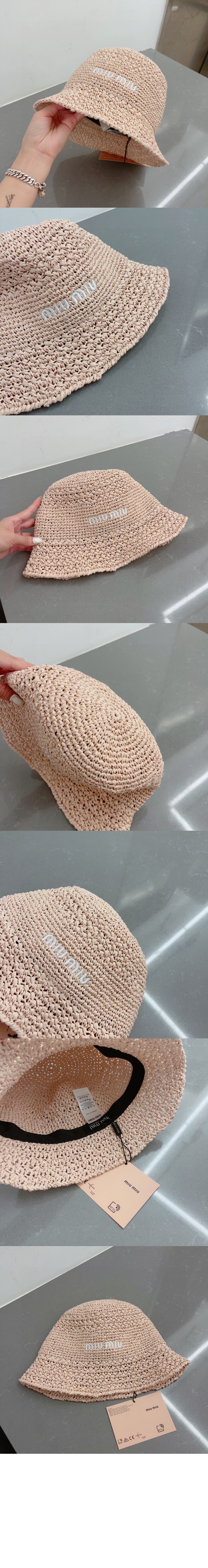 라피아 햇 5HC287 > 미우미우