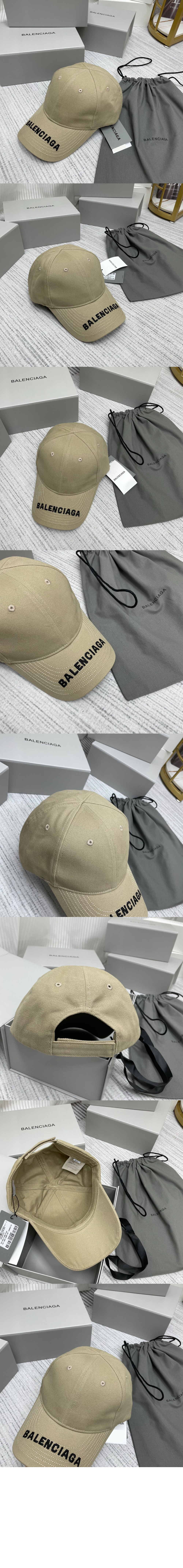 자수 트윌 베이스볼 캡 840367 > 발렌시아가