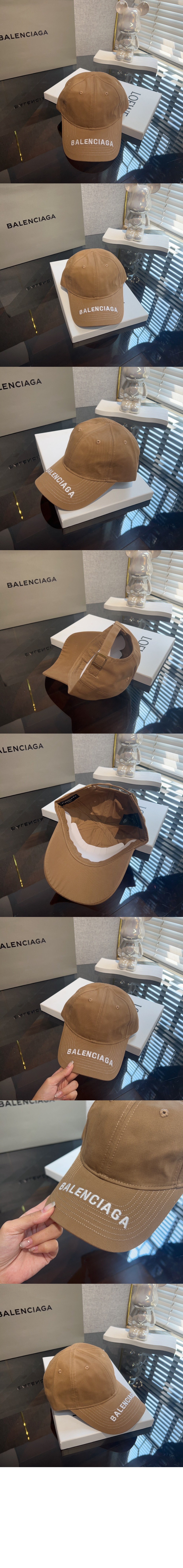 자수 트윌 베이스볼 캡 840367 > 발렌시아가