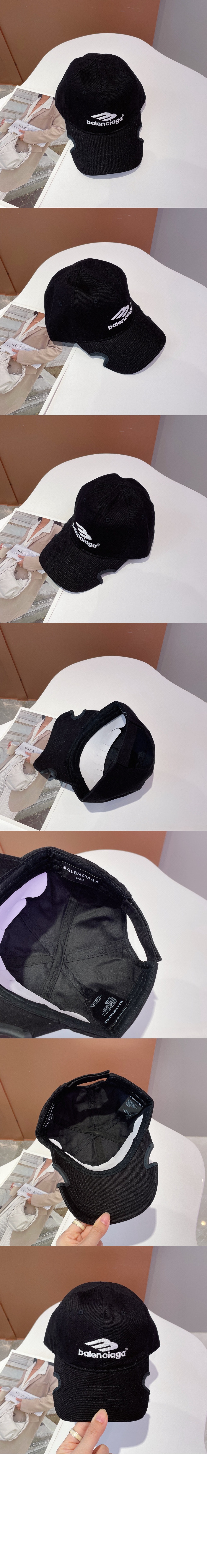 로고 자수 베이스볼 캡 697749 > 발렌시아가