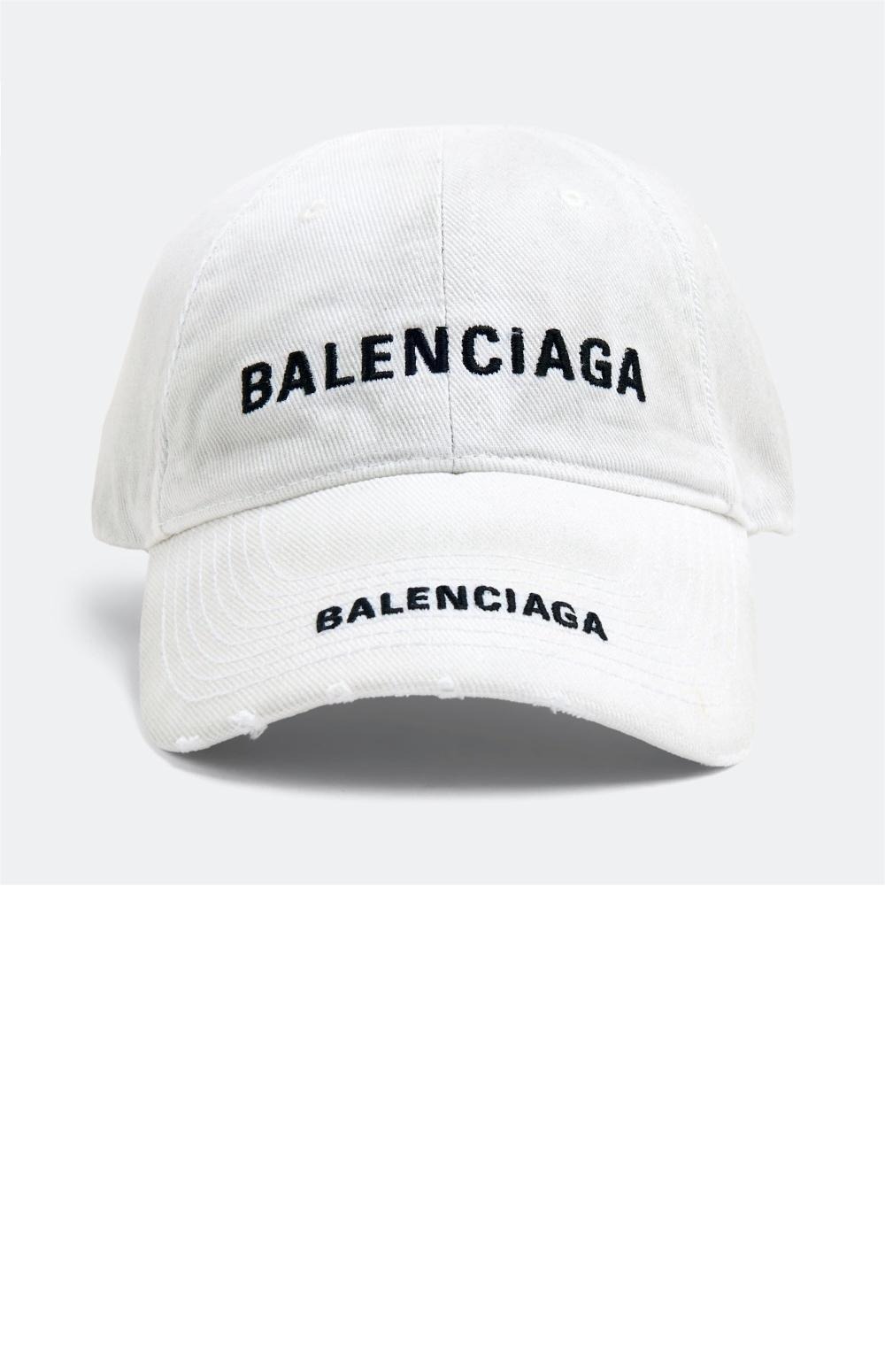 더블 로고 베이스볼 캡 744273 > 발렌시아가