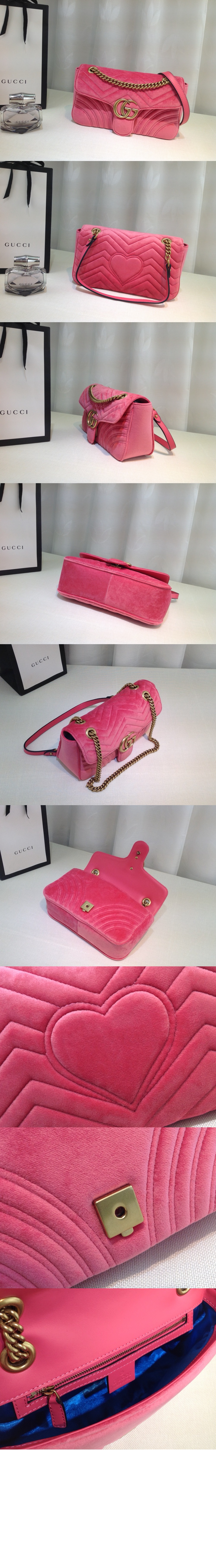 GG 마몽 스몰 숄더백 443497 > GG Marmont - GG 마몽