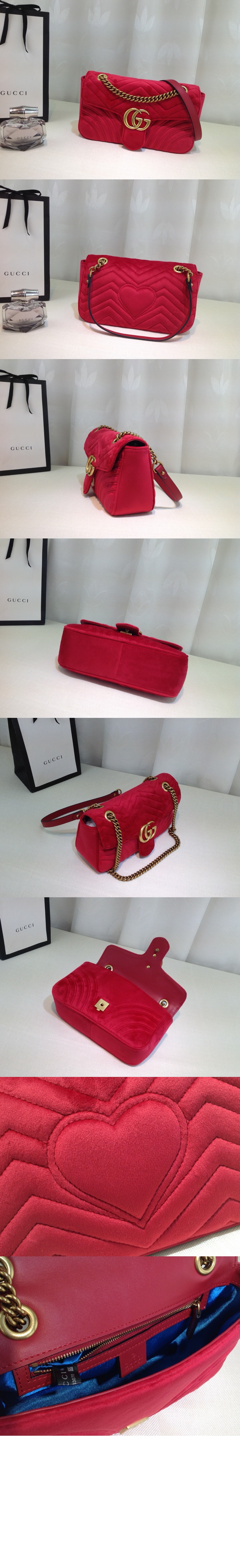 GG 마몽 스몰 숄더백 443497 > GG Marmont - GG 마몽