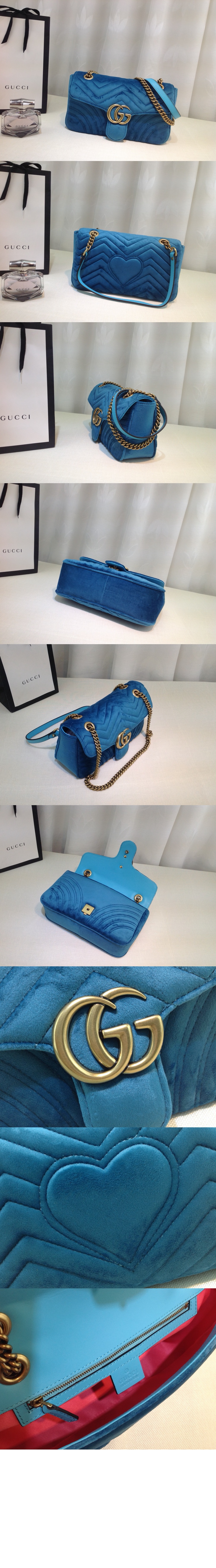 GG 마몽 스몰 숄더백 443497 > GG Marmont - GG 마몽