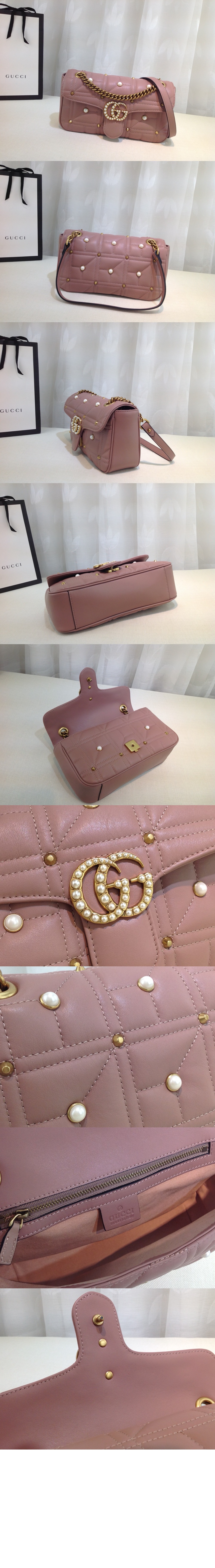 GG 마몽 스몰 숄더백 443497 > GG Marmont - GG 마몽