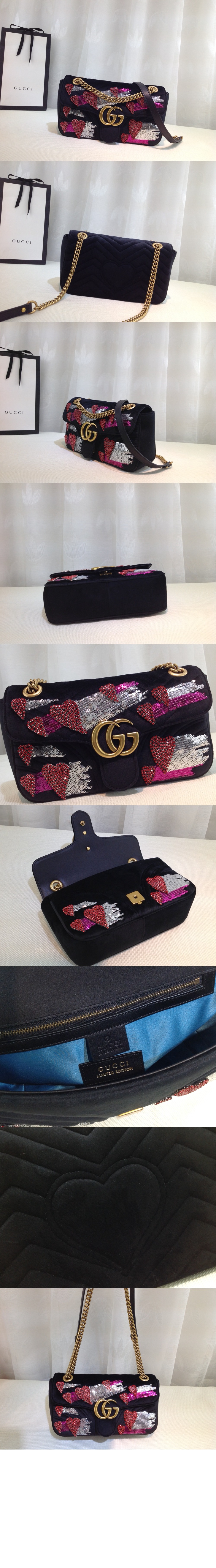 GG 마몽 스몰 숄더백 443497 > GG Marmont - GG 마몽