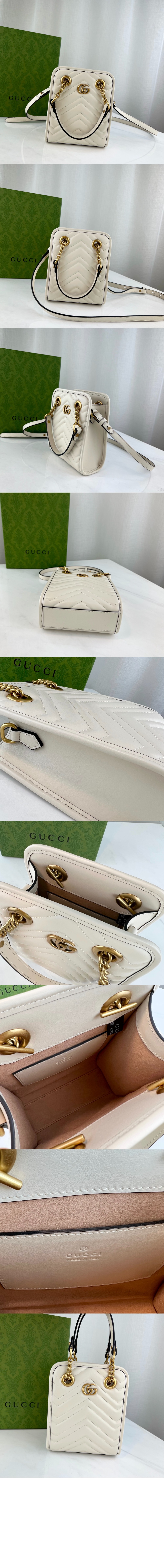 GG 마몽 마틀라세 미니백 696123 > GG Marmont - GG 마몽