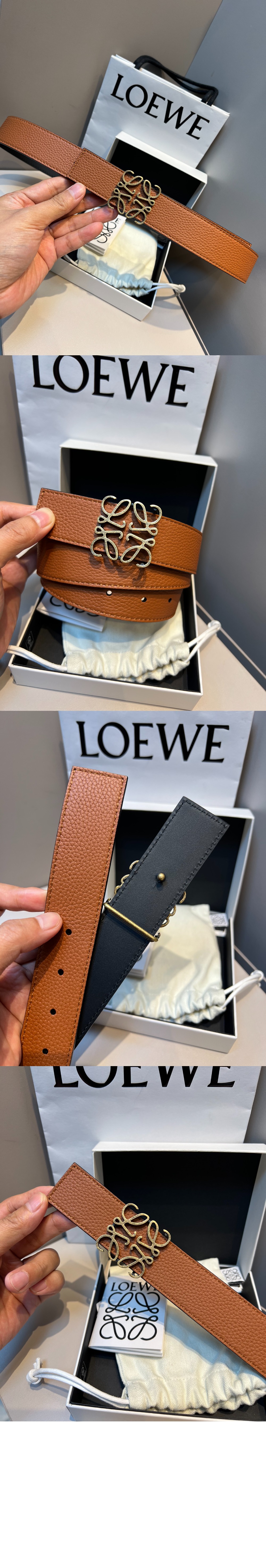 리버서블 애너그램 벨트 > 로에베