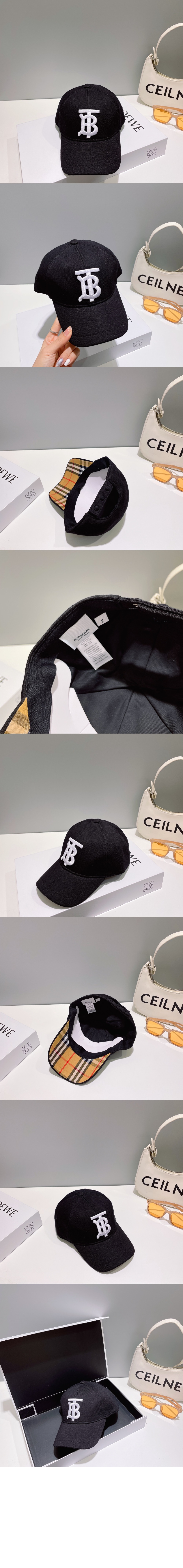 코튼 트윌 베이스볼 캡 80381411 > 버버리