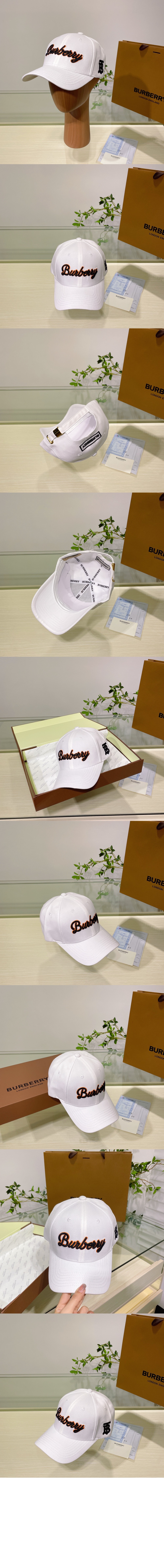 자수 베이스볼 캡 80562751 > 버버리