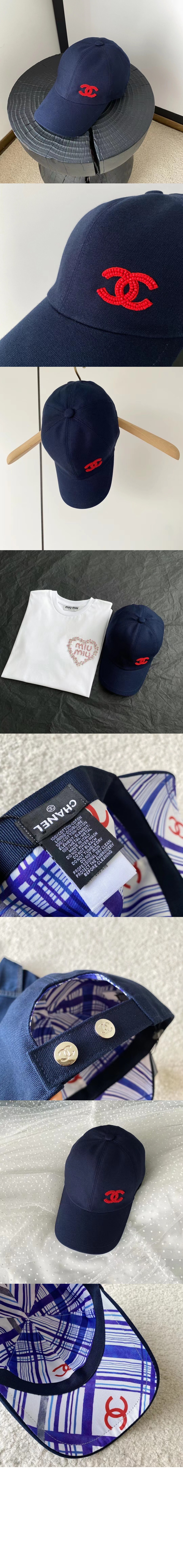 로고 베이스볼 캡 AA8955 > 샤넬