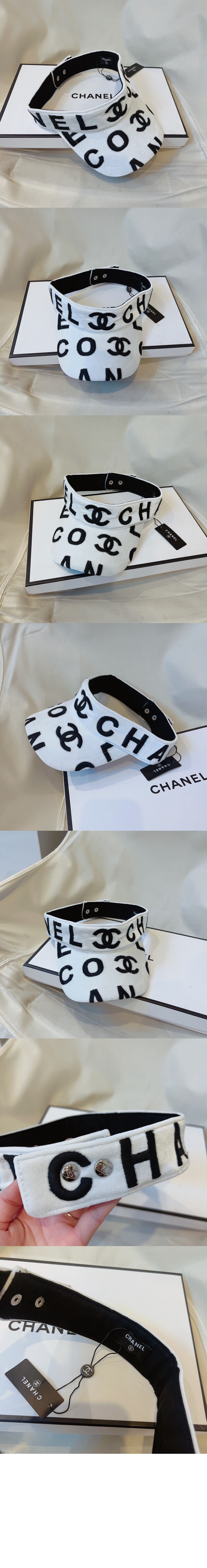 로고 테리 선캡 AA9009 > 샤넬