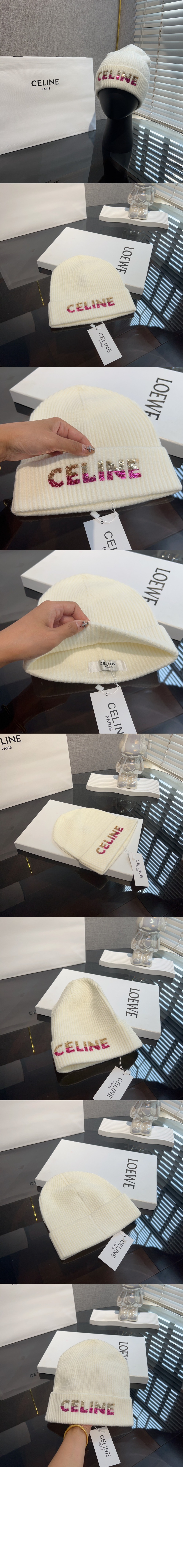 그라데이션 로고 비니 2A07Z > 셀린느