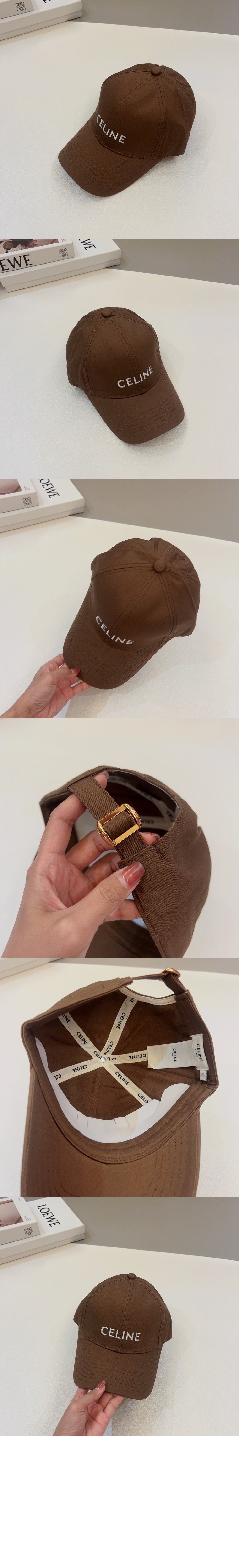 드릴 코튼 베이스볼 캡 2AUA12 > 셀린느