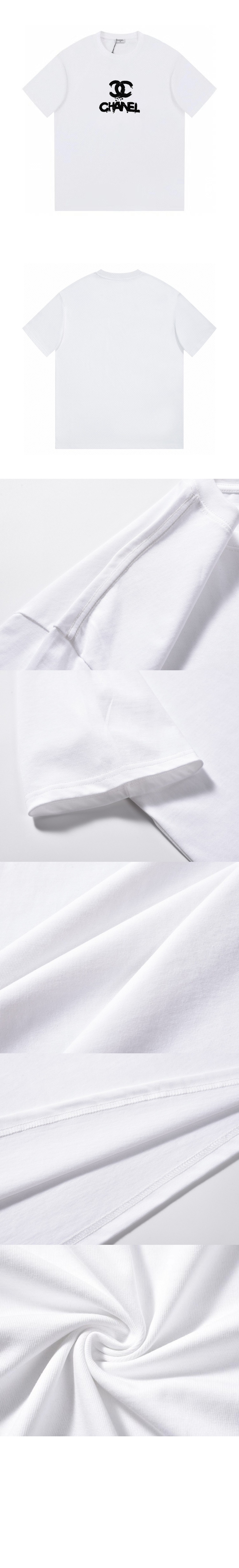 로고 프린트 반팔 > 샤넬