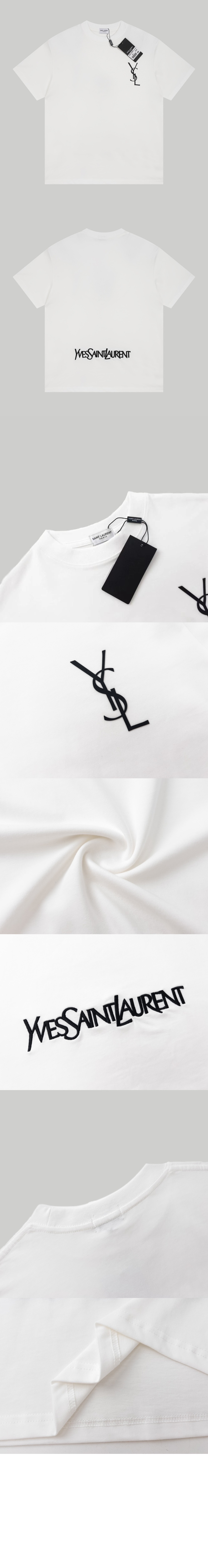 로고 프린트 반팔 > 생로랑