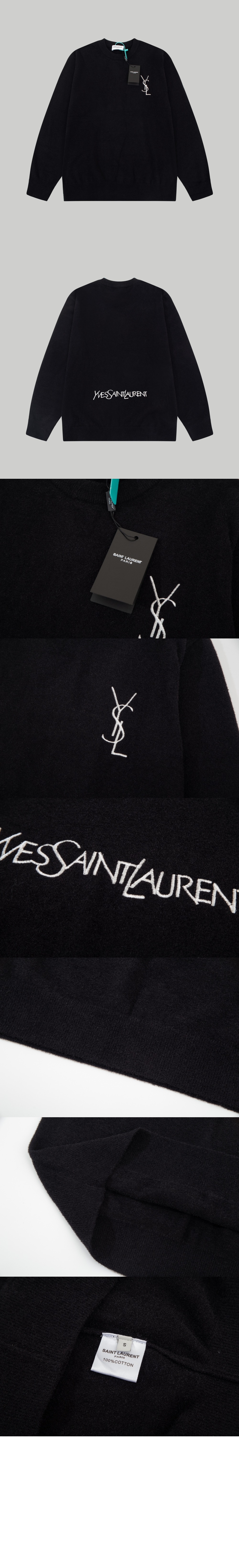 플라워 코튼 톱 > 생로랑