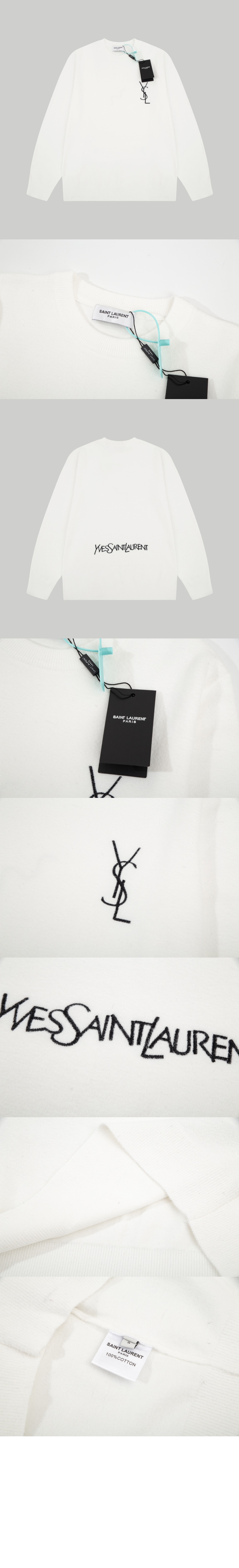 플라워 코튼 톱 > 생로랑