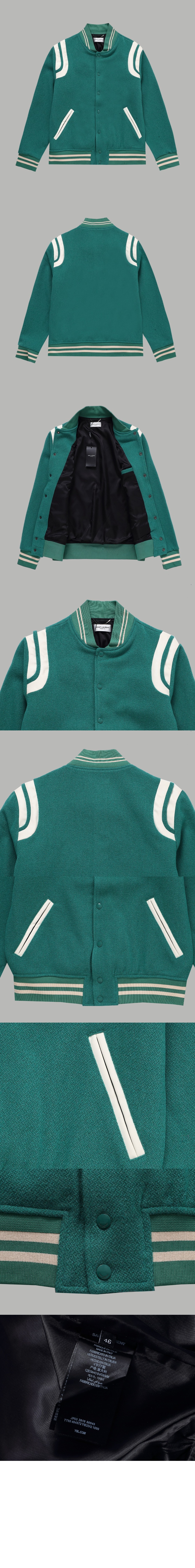 로고 쇼트 코트 > 생로랑