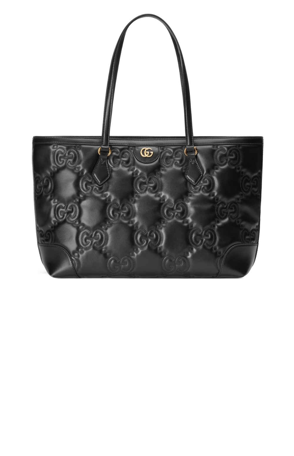 GG 마틀라세 레더 미디엄 토트백 631685 > Matlase - 마틀라세