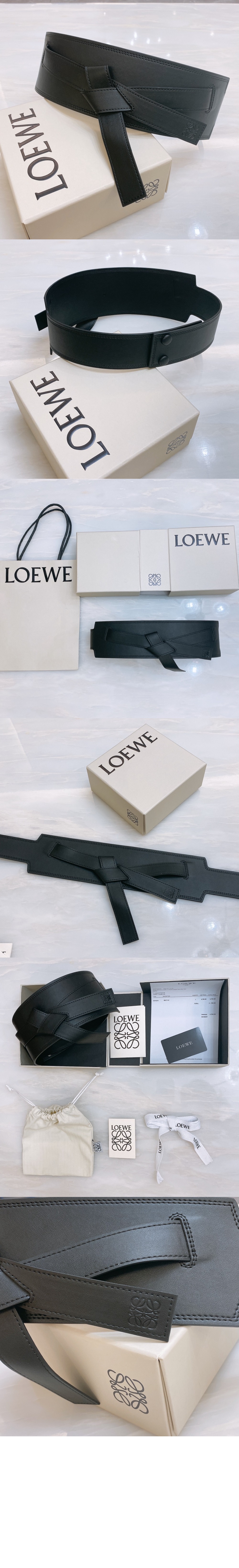 아나그램 컷아웃 벨트 > 로에베