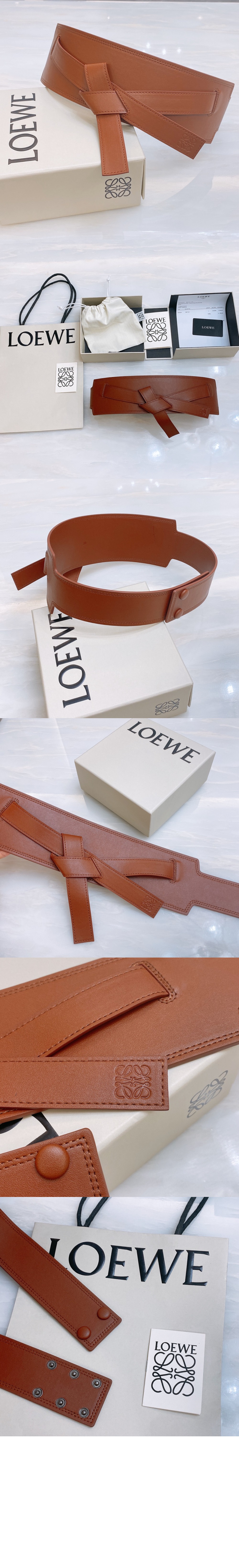 아나그램 컷아웃 벨트 > 로에베