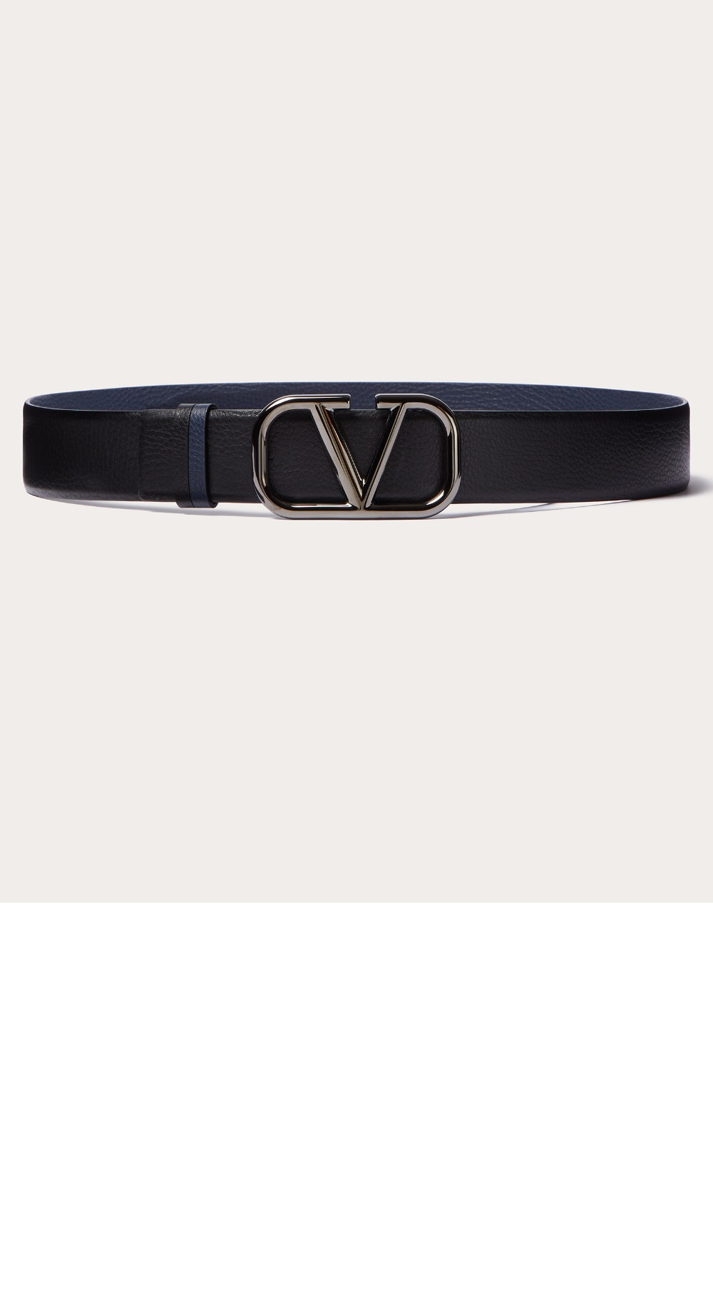 양면 송아지 가죽 벨트 > 발렌티노