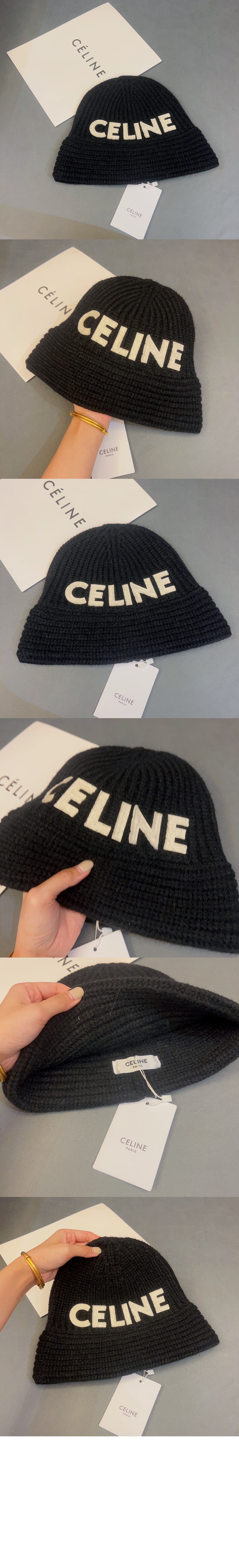 심리스 캐시미어 버킷햇 2A47T3 > 셀린느