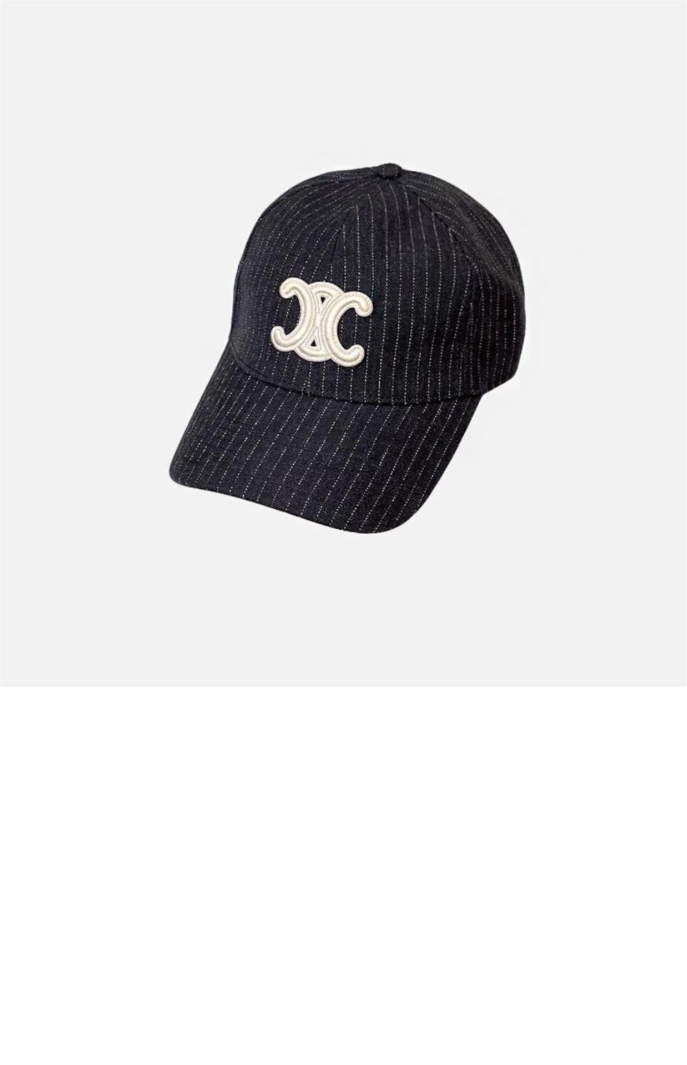 스트라이프 베이스볼 캡 2AUT69 > 셀린느