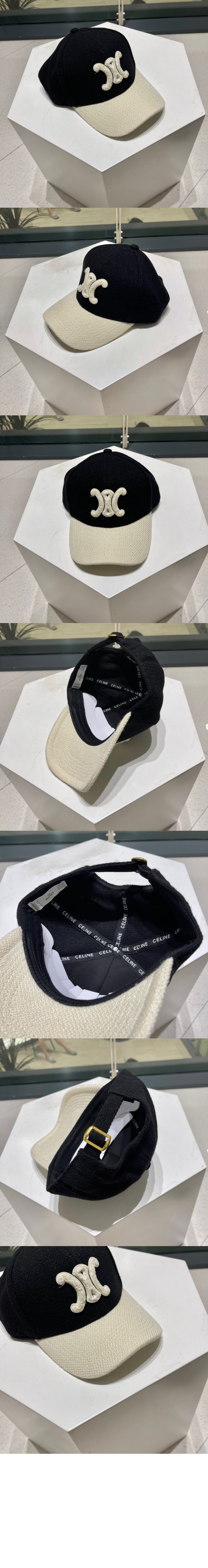 로고 베이스볼 캡 2AUT48 > 셀린느